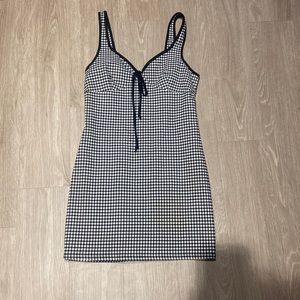 URBAN OUTFITTERS gingham mini dress size medium